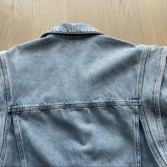 Isabel Marant Étoile Harmon Denim Jacket in Lilac - Picture 12 of 15